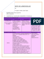 Sesión de Aprendizaje Area Matematica