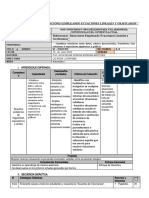 Sesion de Aprendizaje 18 Junio 2023