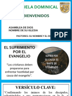 El Sufrimiento Por El Evangelio Normal