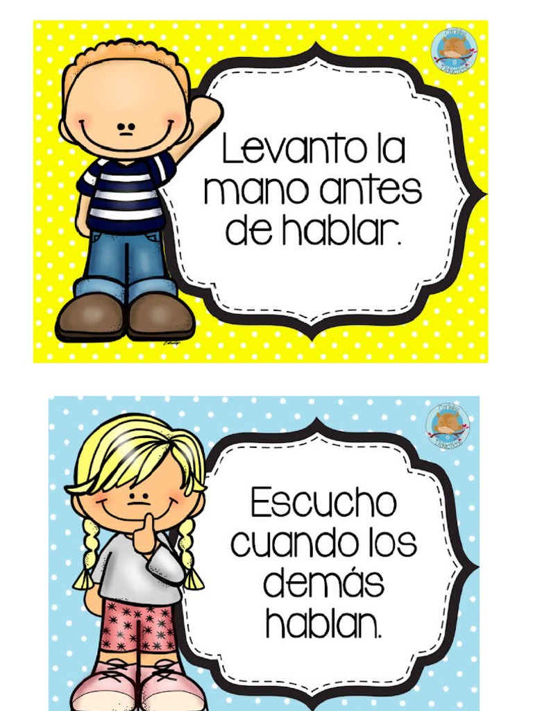 reglas de convivencia para imprimir | PDF