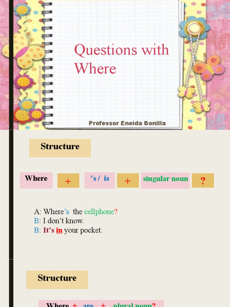Questions and Possessives Explained | PDF | Plural | Noun