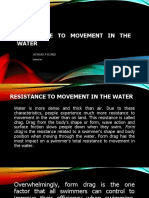 Lesson 5 - Resistance To Movement in The Water