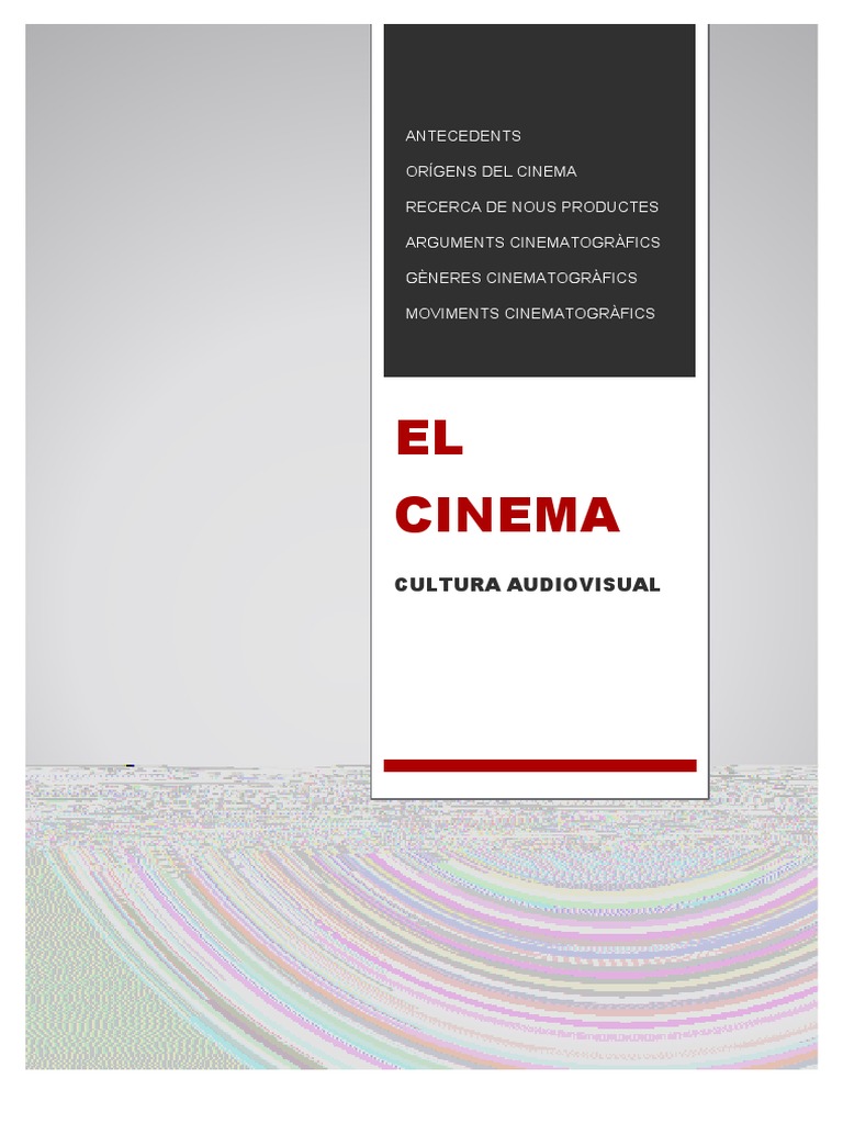 Cultura Audiovisual: Tema 7 El Cinema | PDF