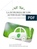 ECOLOGIA DE LOS AUTOS ELECTRICOS (Final)