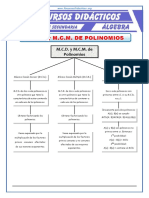 Problemas de MCD y MCM de Polinomios para Quinto de Secundaria