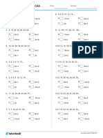 Sucesiones Numericas Cuestionario