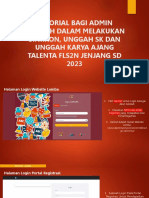 FLS2N SD 2023 - TUTORIAL DASHBOARD ADMIN SEKOLAH AJANG TALENTA