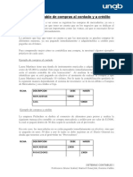 1-Asiento Contable Compras y Ventas Al Contado y A Crédito