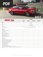 MG mg5 Ficha Tecnica 2023 - Compressed | PDF