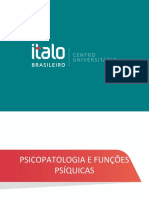 Psicopatologia e Funções Psíquicas Aulas 1 e 2