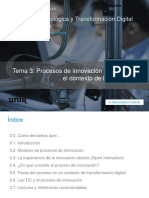 Tema 3 Procesos de Innovación Tecnológica en El Contexto de La Industria 4.0