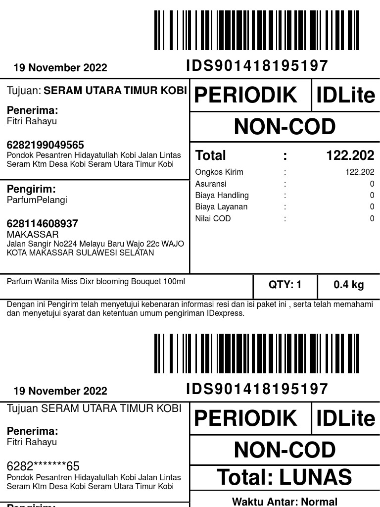 Waybill | PDF