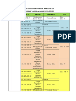 Jadwal Kegiatan Pondok Ramadhan