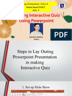 Creating Interactive Quiz Using Powerpoint