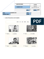 Diagnostic Test 4th, 5th