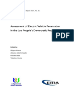 Assessment of Electric Vehicle Penetration in The Lao PDR