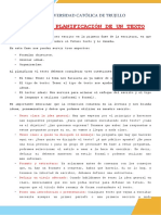 PROCESO DE PLANIFICACIÓN DE UN TEXTO Gramática