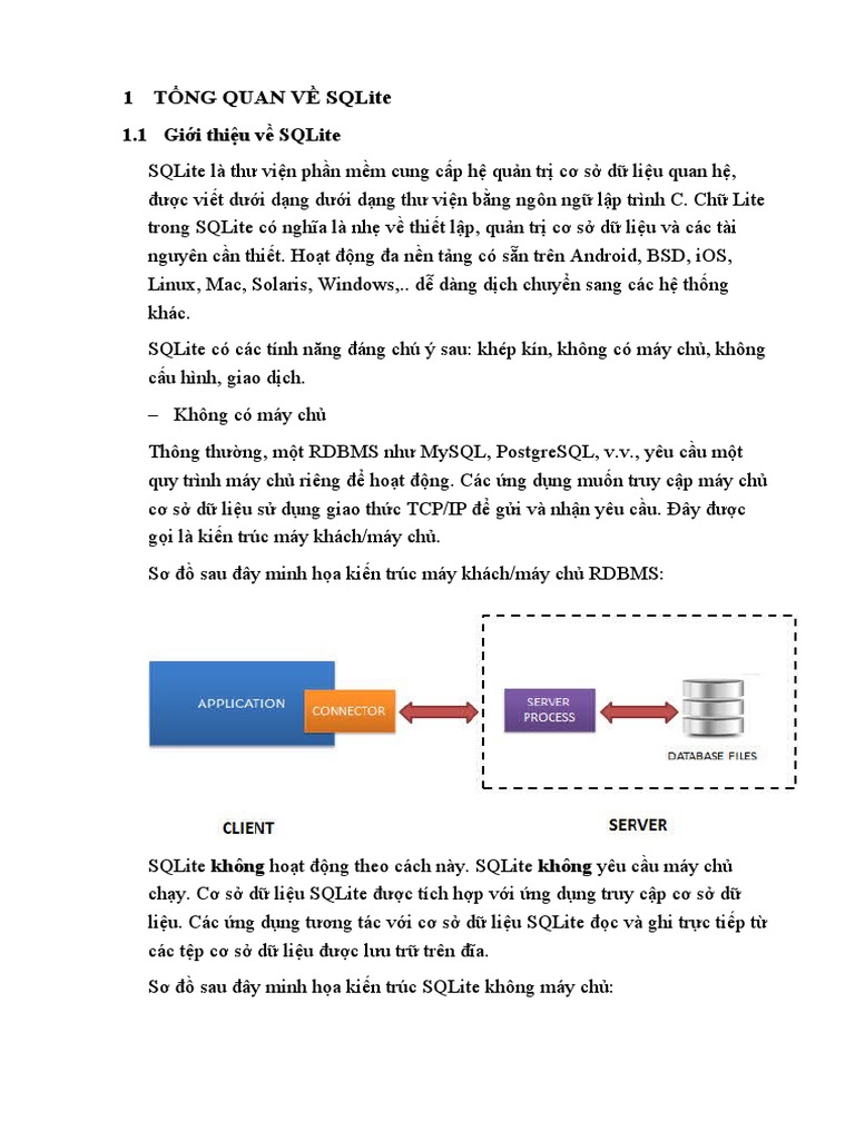 TỔNG QUAN VỀ SQLite | PDF