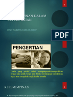 Kepemimpinan Dalam Keperawatan