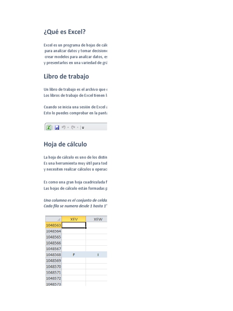 02 primeros pasos celda rango pdf hoja de c lculo microsoft excel