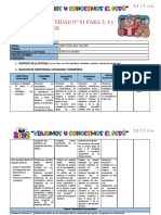 Actividades para 3,4 y 5 Años Semana 16