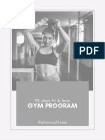Female Gym Workout Plan