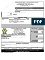 Nota Fiscal de Prestação de Serviços: Imedi - Instituto Medico de Diagnostico Por Imagem