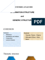 4.1 Information Structure Genre Analysis