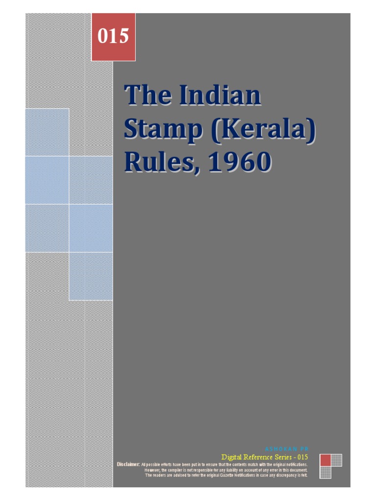 015-the-indian-stamp-kerala-rules-1960-pdf-negotiable-instrument