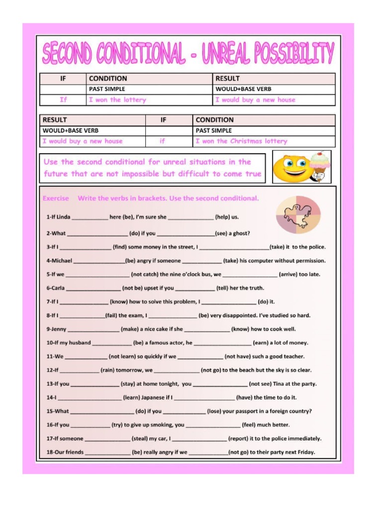 SECOND CONDITIONAL EXERCISES | PDF