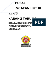 Proposal Peringatan Hut Ri Ke 78