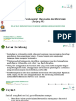 Pembelajaran Matematika Berdiferensiasi MI