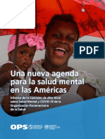 Una Nueva Agenda para La Salud Mental en Las Americas OPS