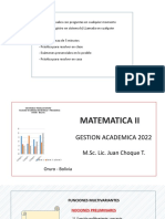 1) Funciones Multivariantes