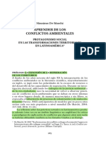 De Marchi, M. Transformazioni Dei Conflitti e Sviluppo Di Comunitá... (Traducción)