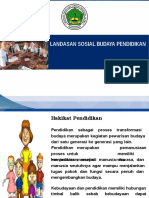 Pert - 9 Landasan Sosbud Pendidikan