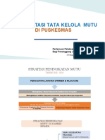 Implementasi Tata Kelola Mutu Di Puskesmas