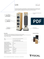 FOCAL Chora 826 Specification