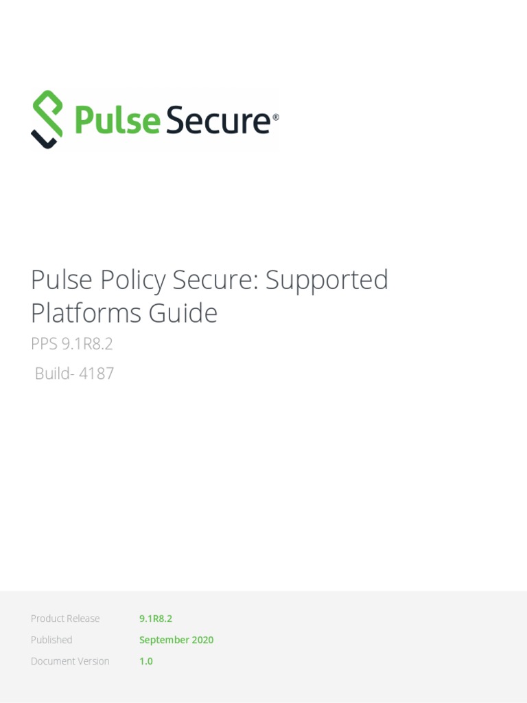 IT Admins: Pulse Secure Platform Guide | PDF | Internet Explorer | 64 ...