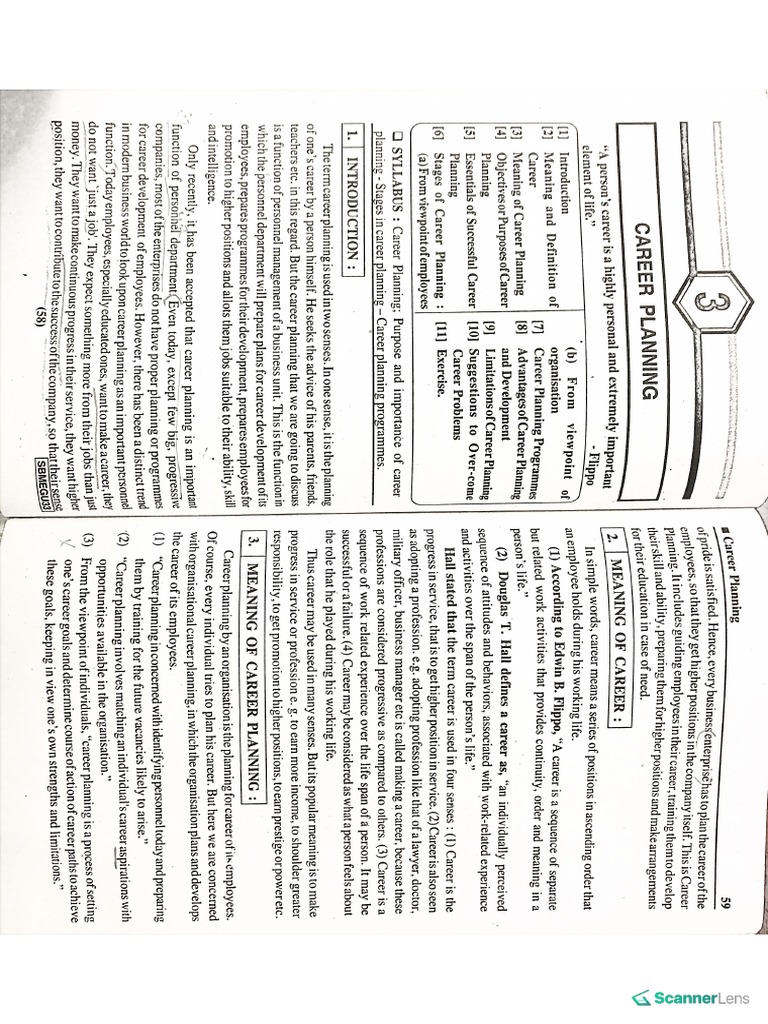 Career Planning | PDF