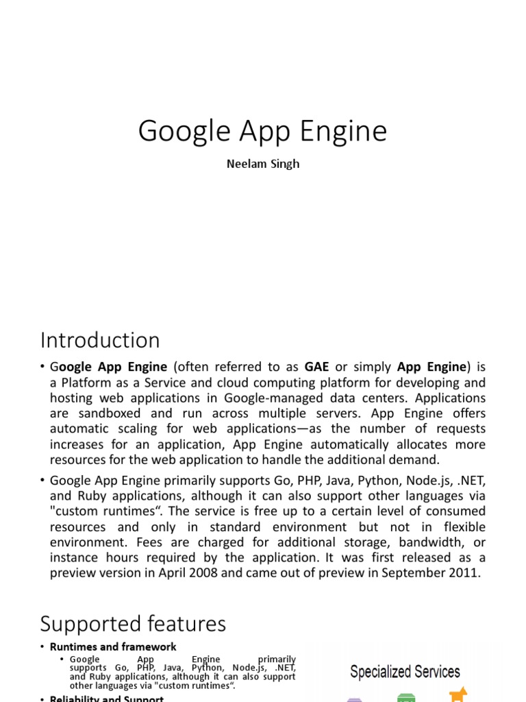 Post Google App Engine Documentation Definition