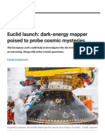 Euclid Launch - Dark-Energy Mapper Poised To Probe Cosmic Mysteries