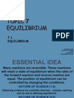 7.1 Equilibrium
