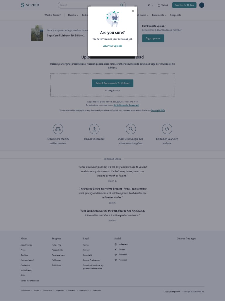 Upload a document scribd pdf scribd computing