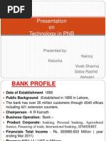 Presentation On Technology in PNB