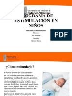 Programa de Estimulación en Niños