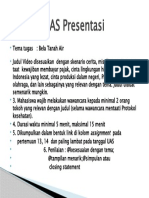 kisi kisi uas esaunggul presentasi