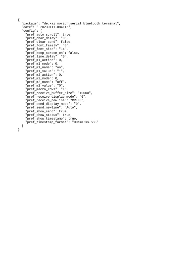 Serial bluetooth terminal cfg pdf