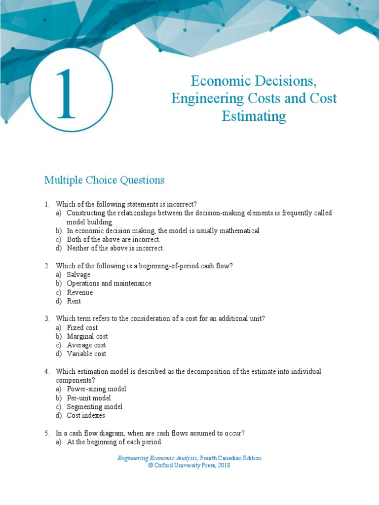 Chapter 1 Practice Questions Pdf Cost Profit Economics