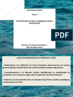 Clase 9 Primeros Auxilios Psicológicos